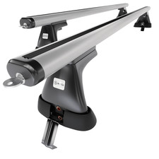 Barres de toit en aluminium pour Alfa Romeo 166 4p (2004-2007) A argent