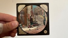 Plaque verre peint lanterne