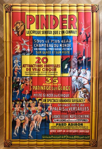 Affiche programme cirque - affiche,