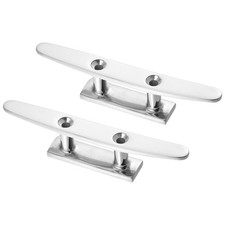 2pcs 6" Inox Acier Mât Taquet