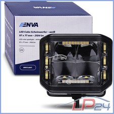 ENVA LED CUBE PROJECTEUR D'AJOUT 12/24V 70W 2104Lm 5700K 97x77mm BOÎTIER ALU