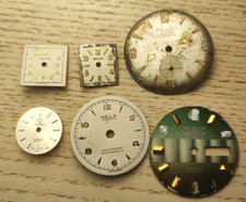 vanroy, rela, doxa, tressa, reks, roigon Watch Dial lot (used)