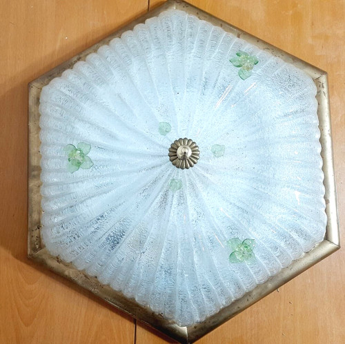 Plafonnier vintage murano - plafonnier, 70's