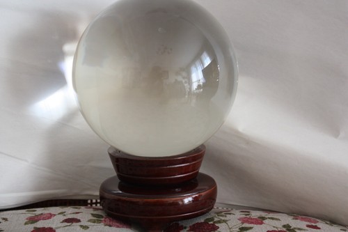Boule cristal avec - boule,