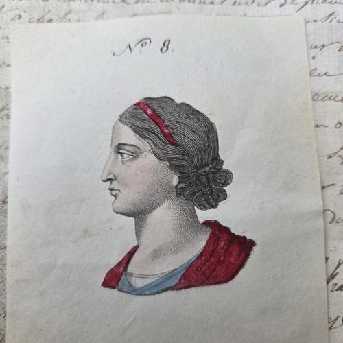 Gravure ancienne portrait - gravure,