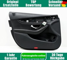 Mercedes Classe C W205 Panneau De Porte Avant Gauche En Cuir ARTICO Noir