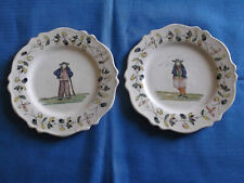2 assiettes anciennes en