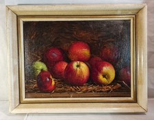 Tableau XXé par "Henriet" Huile 31cm x 43cm. "Nature-morte aux fruits".