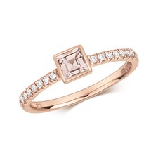 Bague Solitaire Femme Or Rose