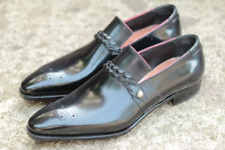 Chaussures à enfiler en cuir