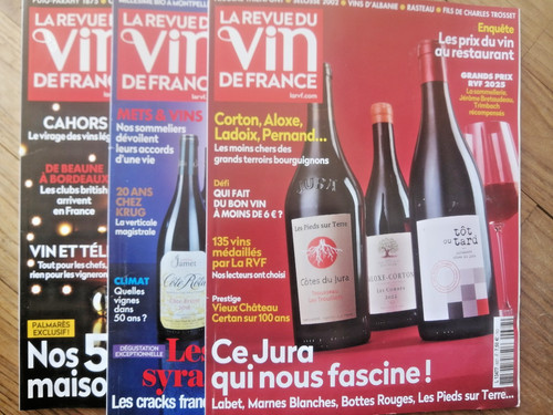 Lot revue vin de - vin,