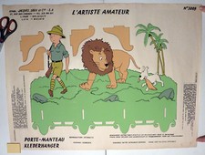 Tintin Affiche L'artiste