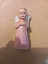 Santon De Creche Ancien Ange Devineau ? Hauteur 7 Cm