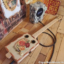 Guitare cigar box "La Rosa Especial"