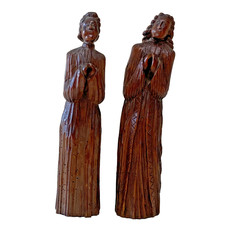 Ancien paire de sculptures - ancien,