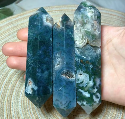 Tour cristal agate verte - cristal,