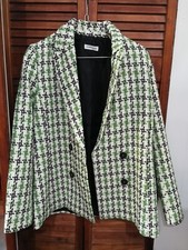 Veste blazer tailleur carreaux