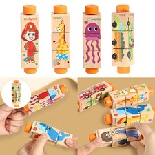 Jouet rotatif en bois pour tout-petits et enfants de 1 an et plus