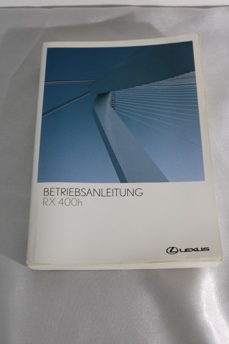 Lexus 400hmode emploi - rx, d'emploi