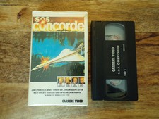 VHS-SOS CONCORDE-Ruggero Deodato-CARRERE-Cassette video-FRANCE