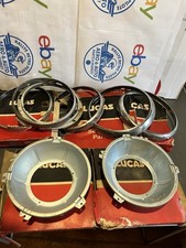 Lot  Lucas 54520073 Headlamp Chrome Rims Triumph TR's 54521538 Triumph TR