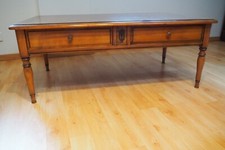 Table basse avec tiroirs double côtés