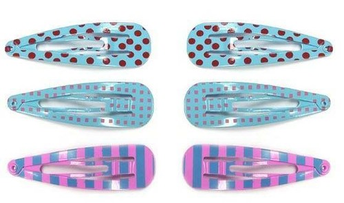 Barrettes cheveux clic clac - cheveux,