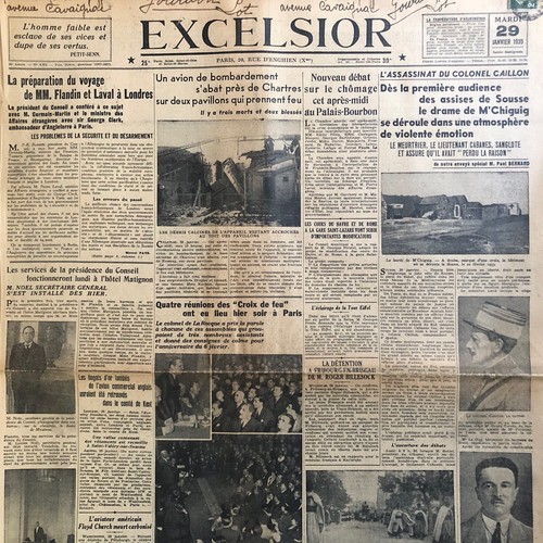 Journal excelsior 1935 - journal, 29/01/1935