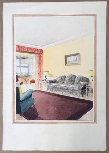 Aquarelle originale andré roy - andré,