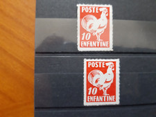 FRANCE POSTE ENFANTINE 2X10