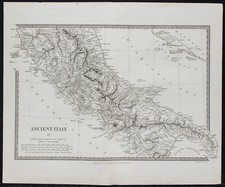 1830 - Italie antique - Carte