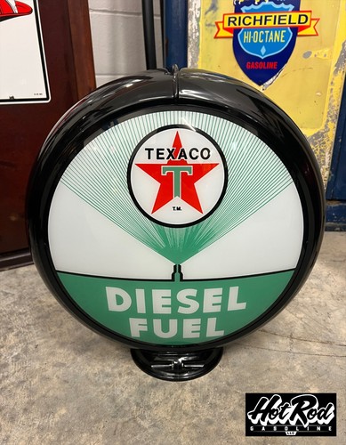 Texaco diesel gas pump - gas, globe