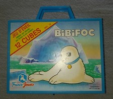 Jeu de cubes vintage Bibifoc Antenne 2