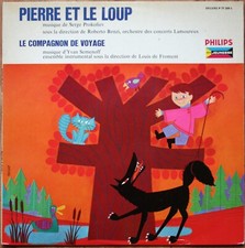 PIERRE ET LE LOUP PROKOFIEV LE COMPAGNON DE VOYAGE SEMENOFF Illustré par TOUSSAT