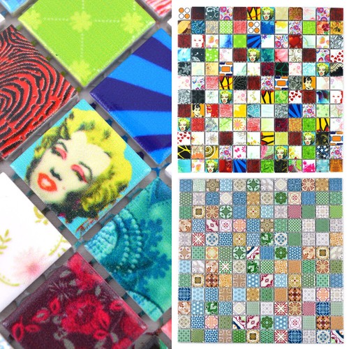 Mosaïque style rétro - mosaïque, art