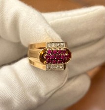 Bague Rétro en Or Jaune 18 K