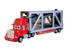 Camion MACK Toboggan 33cm Disney Cars TBE Remorque Fonctionnelle PVC Rigide