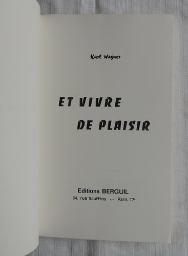 Roman érotique vivre de - et,