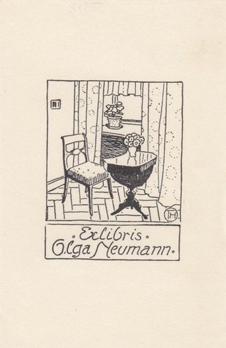 Exlibris livre art klischee - exlibris,