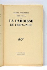 MÉMORIAL LA PAROISSE DU TEMPS JADIS JOUHANDEAU LAGNY 1952