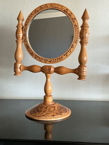 Miroir table de courtoisie - de, table,