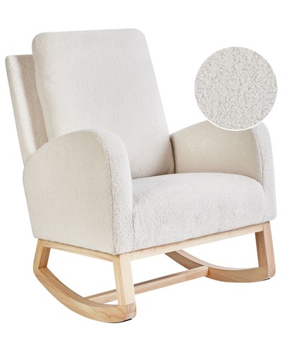 Fauteuil bascule rembourré - à,