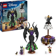 LEGO 43262 Disney Villains Les Robes de Maléfique et Cruella D’Enfer