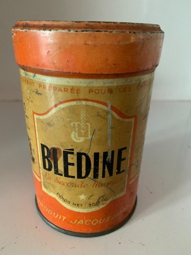 Ancienne boite metal bledine - boite,