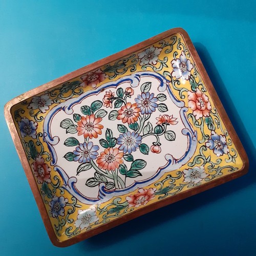 Vide poche tableau - tableau, floral