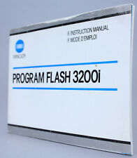 Minolta Program Flash 3200i   - Mode d'emploi - Français / Anglais (Réf#M-023)