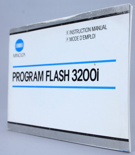 Minolta program flash - program, 3200i