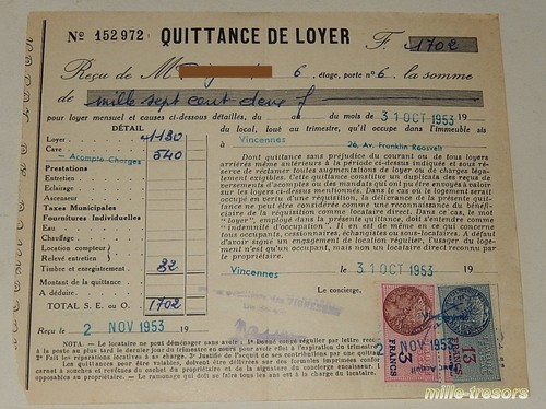 Quittance loyer 31 - du,