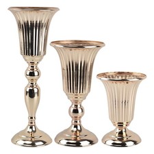 Vase de fleurs de style vintage Pot de fleurs séchées Décor Vases Urne Fer