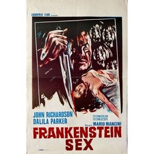 FRANKENSTEIN SEX Affiche de film  - 35x55 cm. - 1972 - Mario Mancini, John Richa